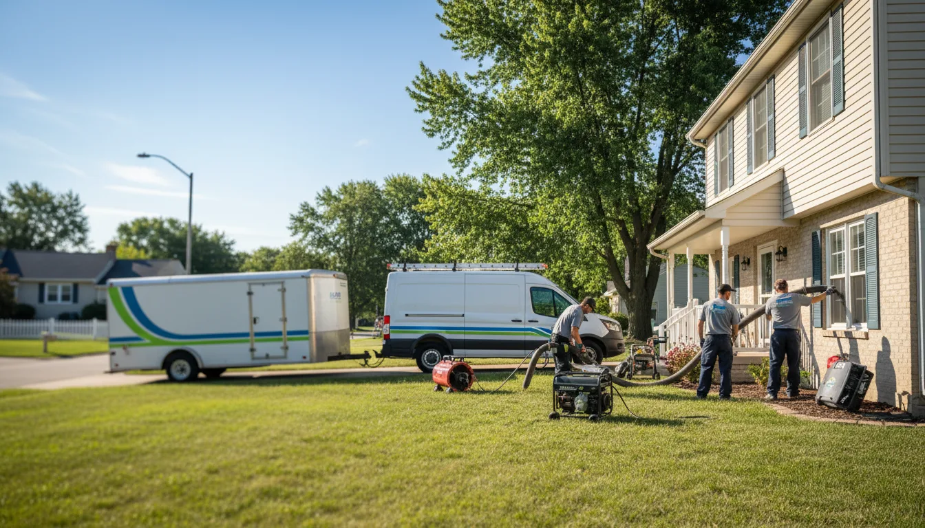 Flooded Basement Restoration And Cleanup With Repair in Madison, NE near me